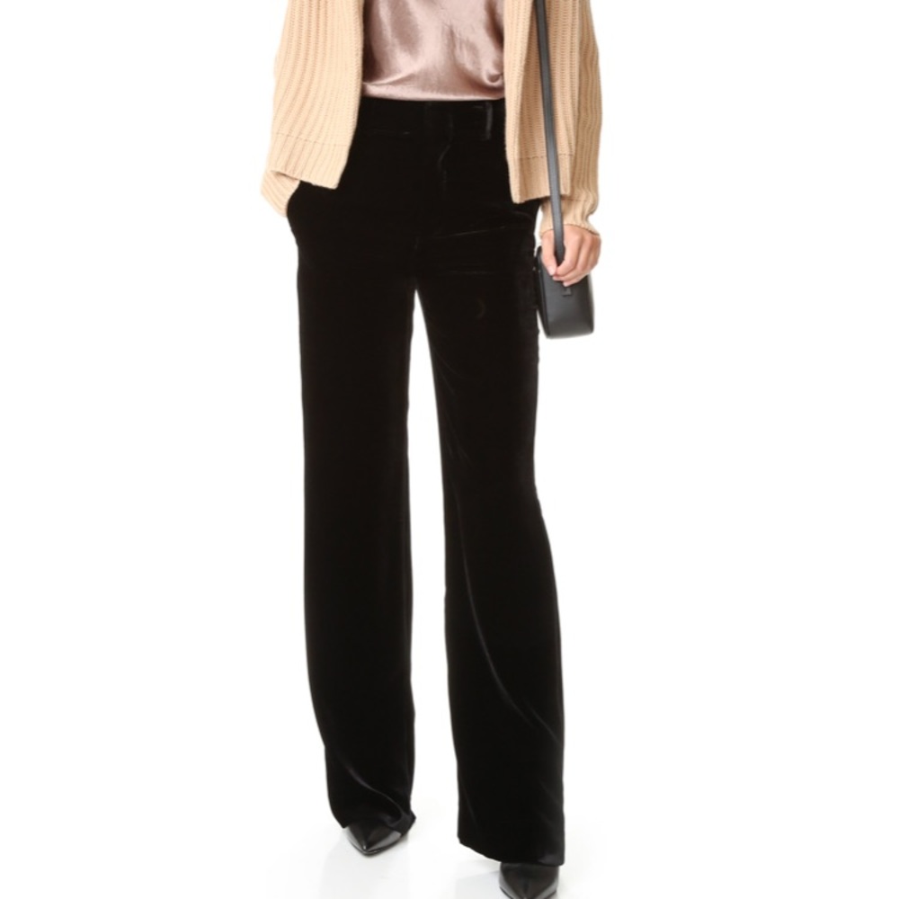 Vince Velvet Wide Leg Pants